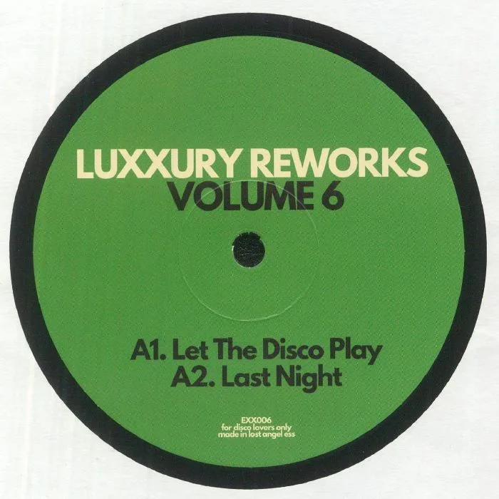Лицевая сторона обложки — LUXXURY — Reworks Volume 6