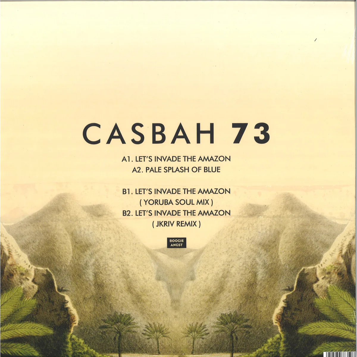 Back cover — Casbah 73 — Let's Invade the Amazon