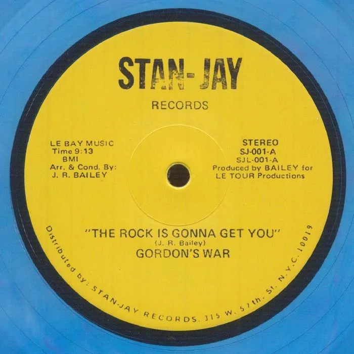 Front cover — GORDON'S WAR — The Rock Is Gonna Get You (reissue)