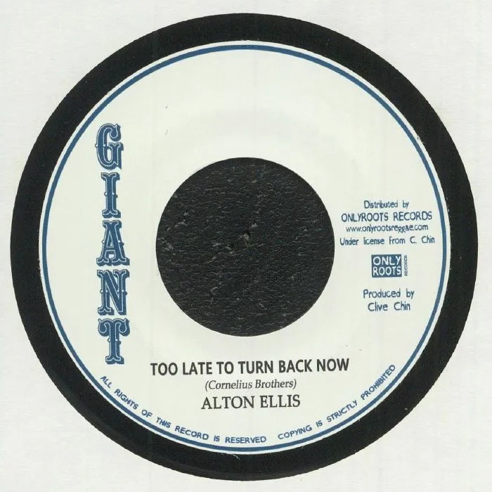 Alton ELLIS / AUGUSTUS PABLO — Too Late To Turn Back Now