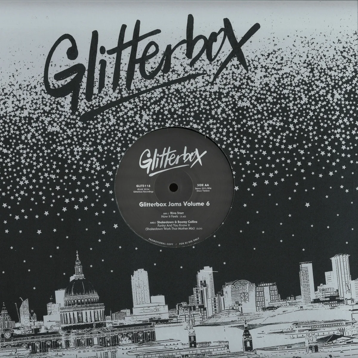 Обратная сторона обложки — Various — Glitterbox Jams Volume 6