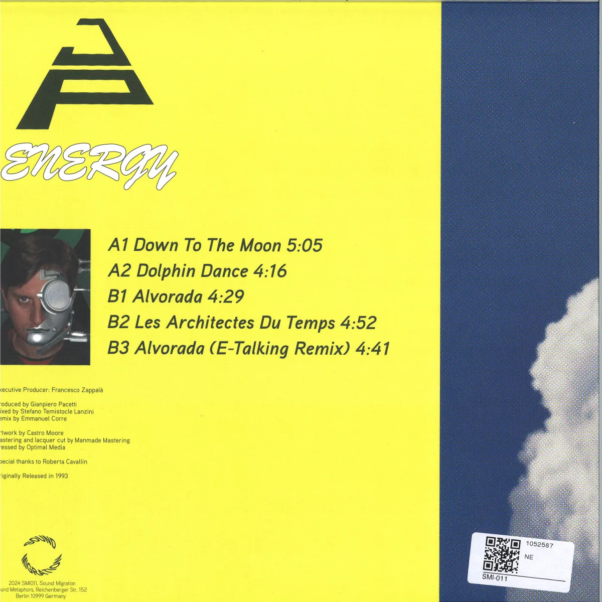 Back cover — J.p. Energy — Strano E.P.