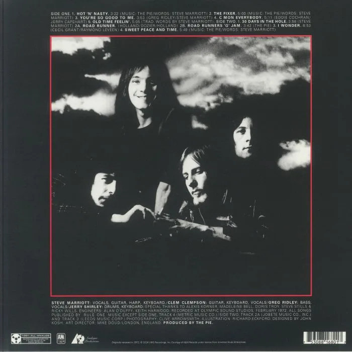 Back cover — HUMBLE PIE — Smokin' (remastered)