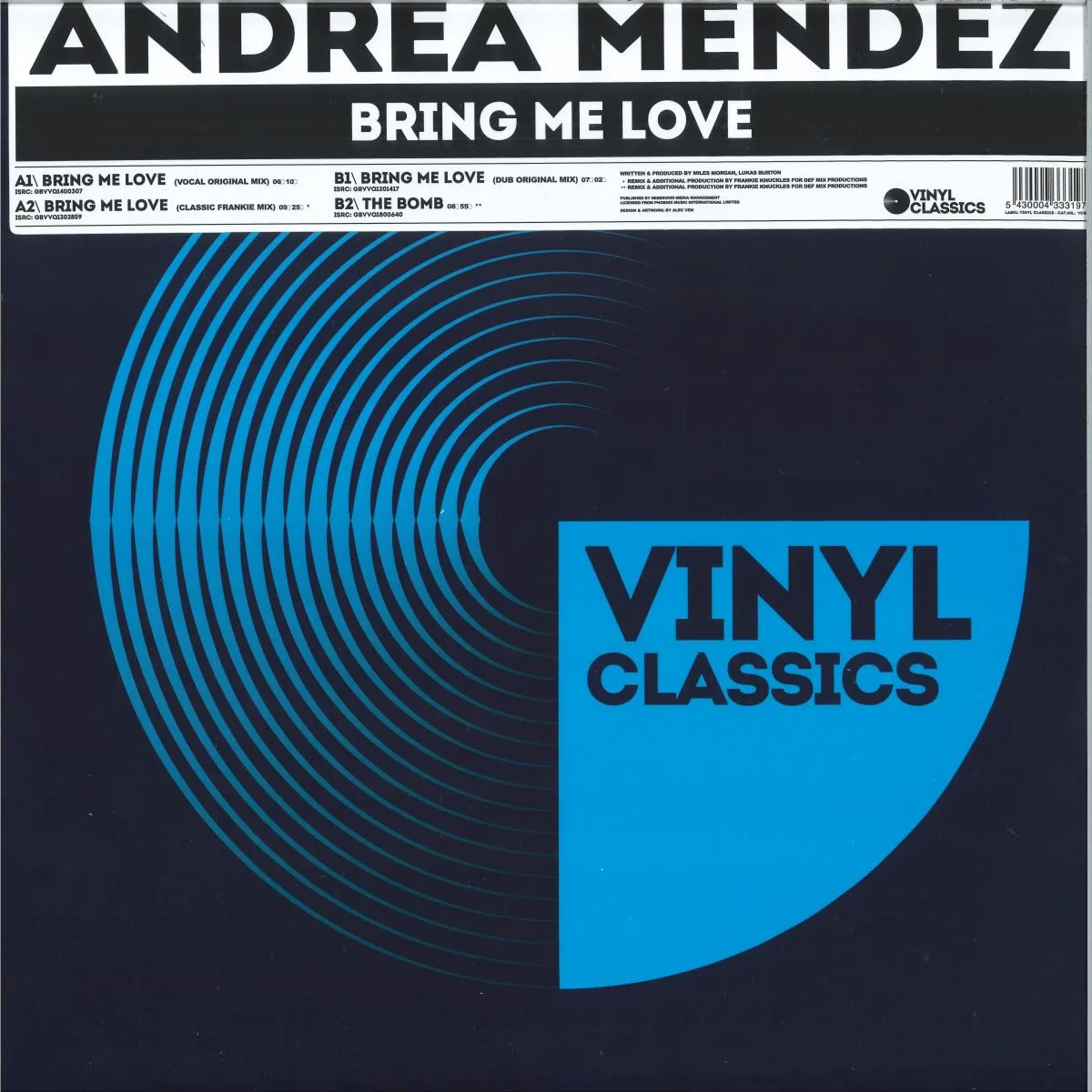 ANDREA MENDEZ — BRING ME LOVE