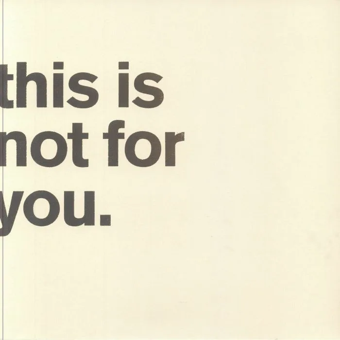 Matthew BOURNE — This Is Not For You