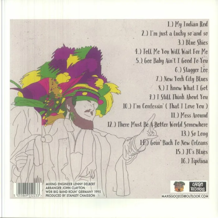 Back cover — DR JOHN / THE WDR BIG BAND — Big Band Voodoo (Record Store Day RSD 2026)