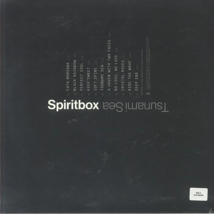 Обратная сторона обложки — SPIRITBOX — Tsunami Sea