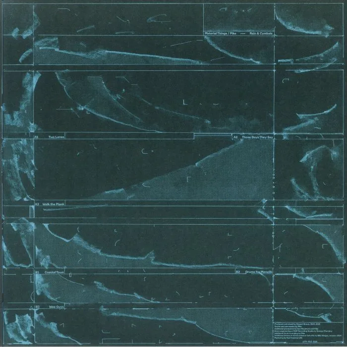 Back cover — MATERIAL THINGS / PIKE — Rain & Cymbals