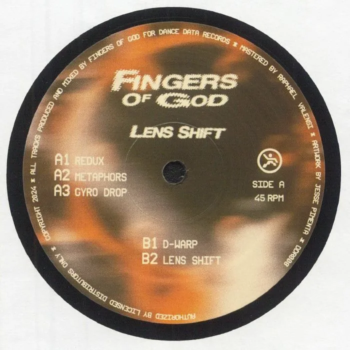 Лицевая сторона обложки — FINGERS OF GOD — Lens Shift