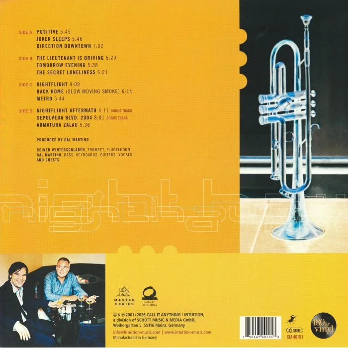 Back cover — NIGHTHAWKS — Metro Bar (reissue)