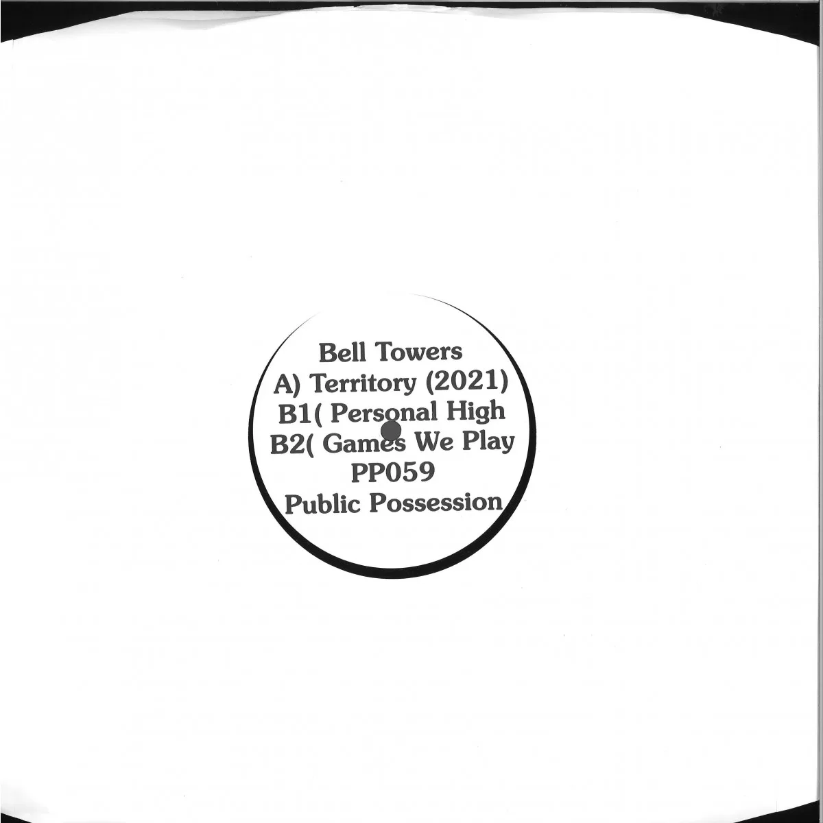 Back cover — Bell Towers — Territory (2021)