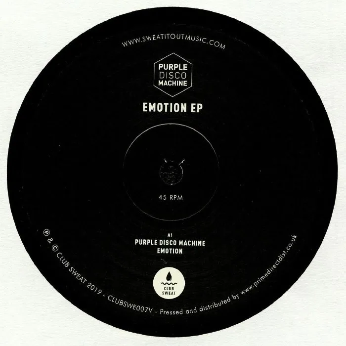 Front cover — PURPLE DISCO MACHINE — Emotion EP