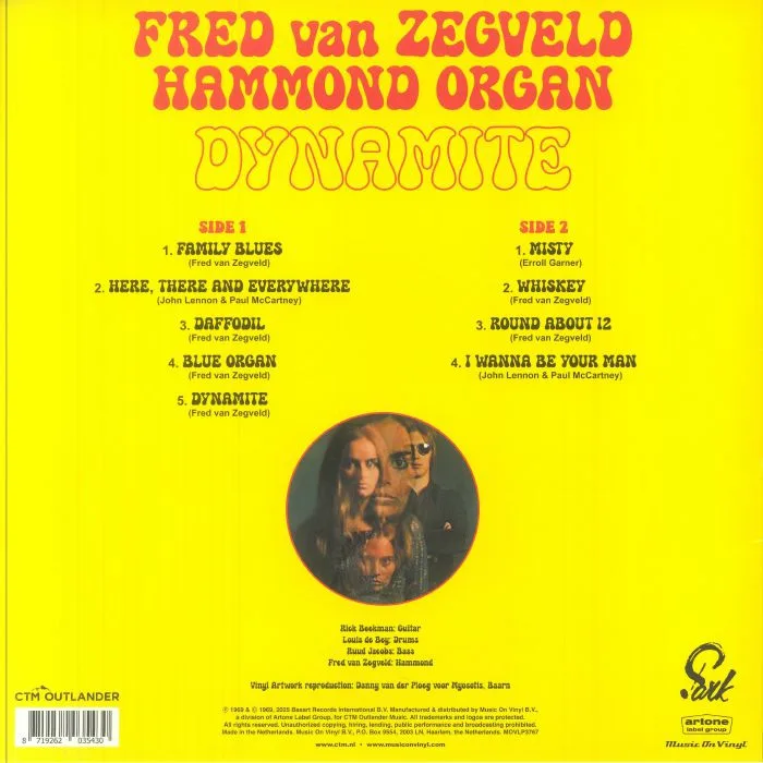 Обратная сторона обложки — Fred VAN ZEGVELD — Dynamite