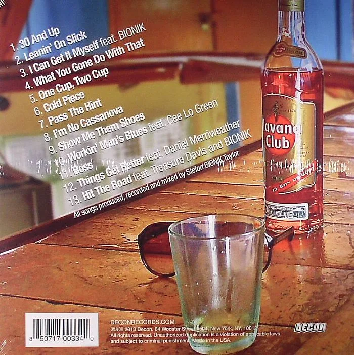 Обратная сторона обложки — ACEYALONE — Leanin' On Slick