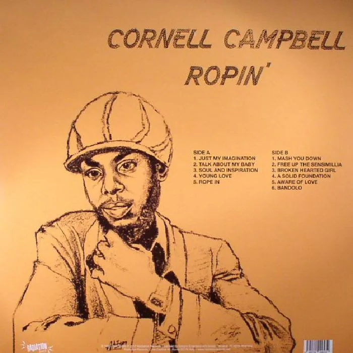 Back cover — Cornell CAMPBELL — Ropin (reissue)