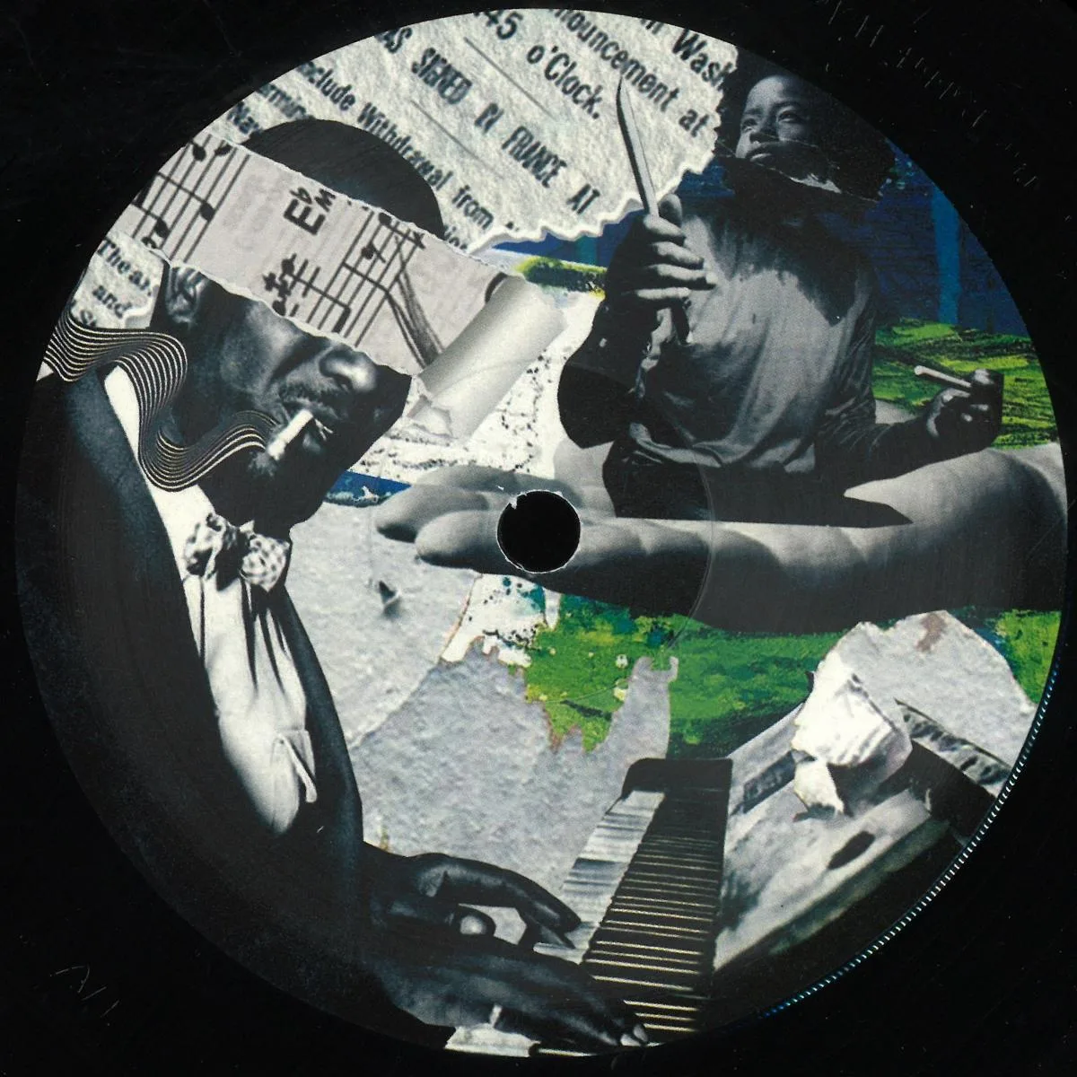 Лицевая сторона обложки — The Funk District / Sokur — The Keys Of Liberation