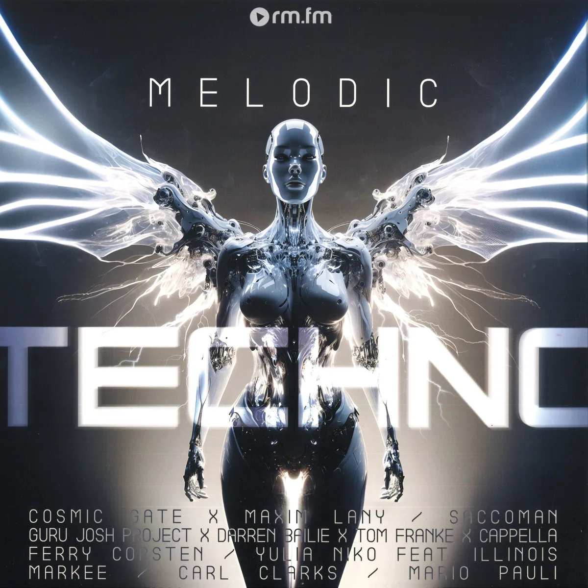 Обратная сторона обложки — Various — Melodic Techno 2025