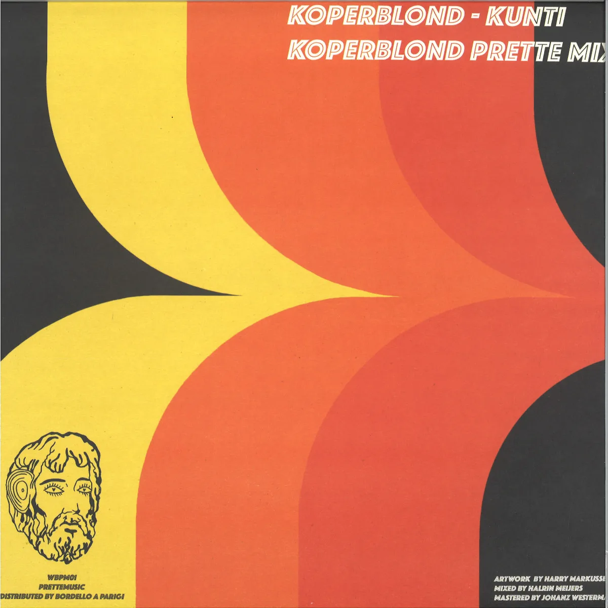 Back cover — Koperblond — KUNTI / I WANT YOUR LOVE EP