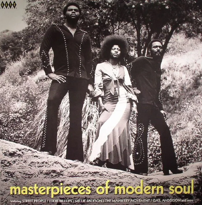 Лицевая сторона обложки — Ady CROASDELL / VARIOUS — Masterpieces Of Modern Soul (remastered)