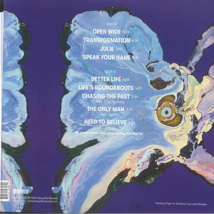 Back cover — Kira MARTINI — Open Wide