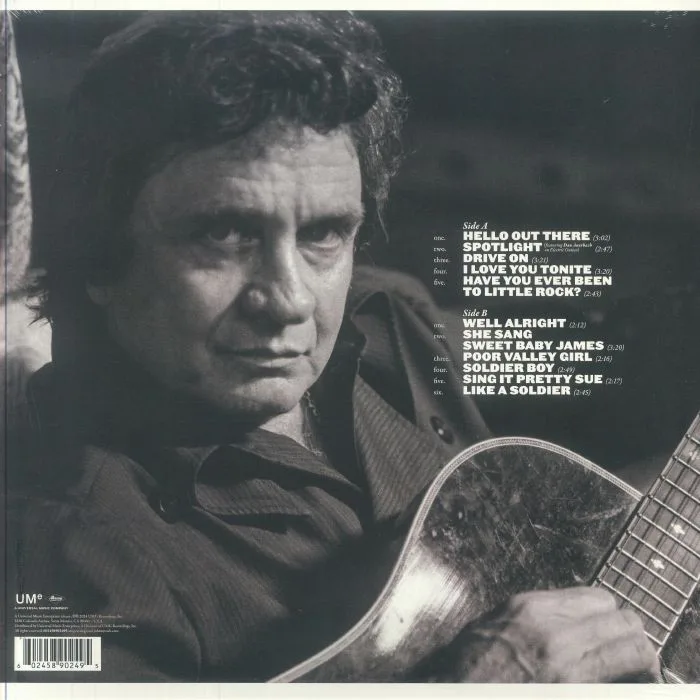 Back cover — Johnny CASH — Songwriter