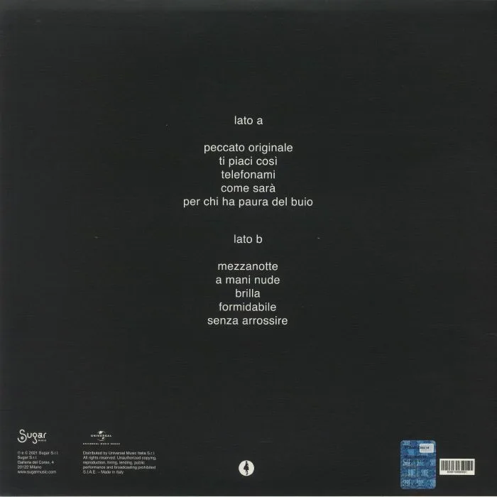 Back cover — Malika AYANE — Malifesto