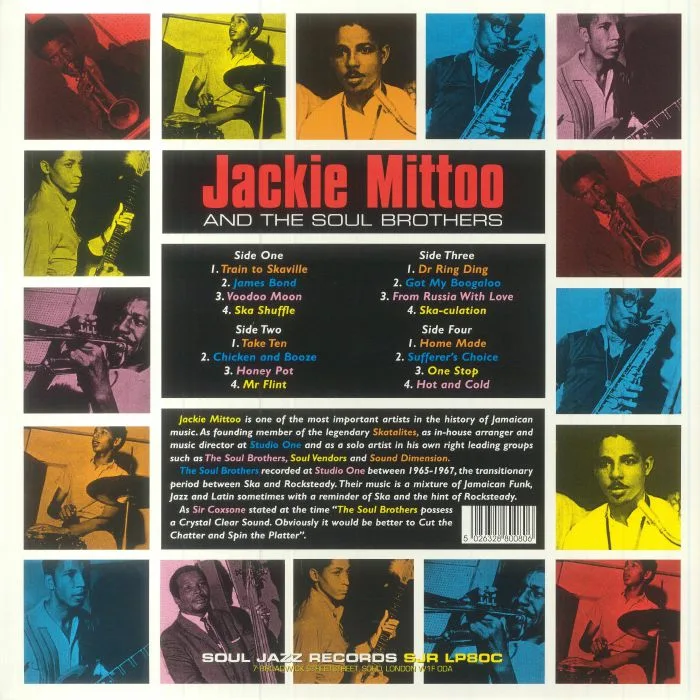 Back cover — Jackie MITTOO & THE SOUL BROTHERS — Last Train To Skaville