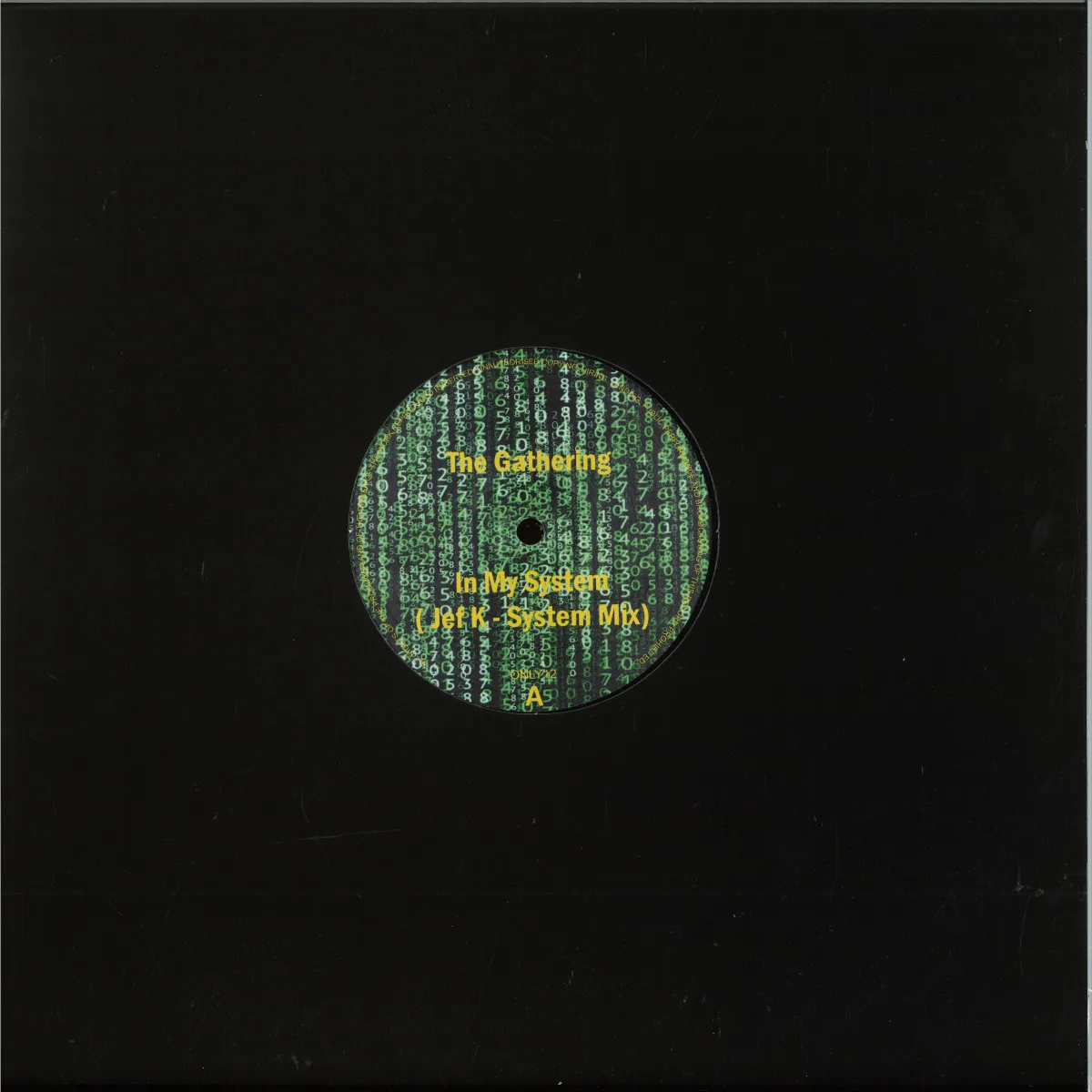 Back cover — The Gatheringaka.Chez Damier,Chris Carrier&Jef K — In My System (Jef K -System Mix)