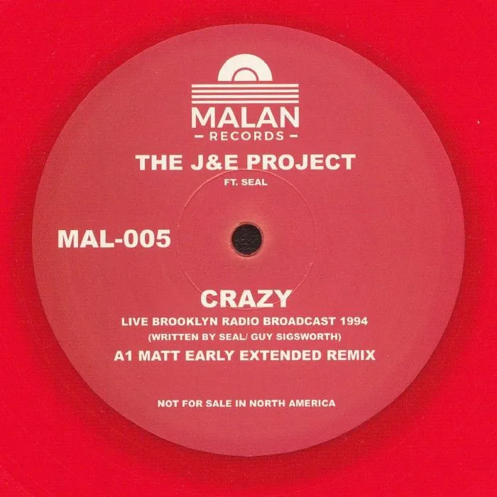 Лицевая сторона обложки — The J & E PROJECT feat SEAL — Crazy