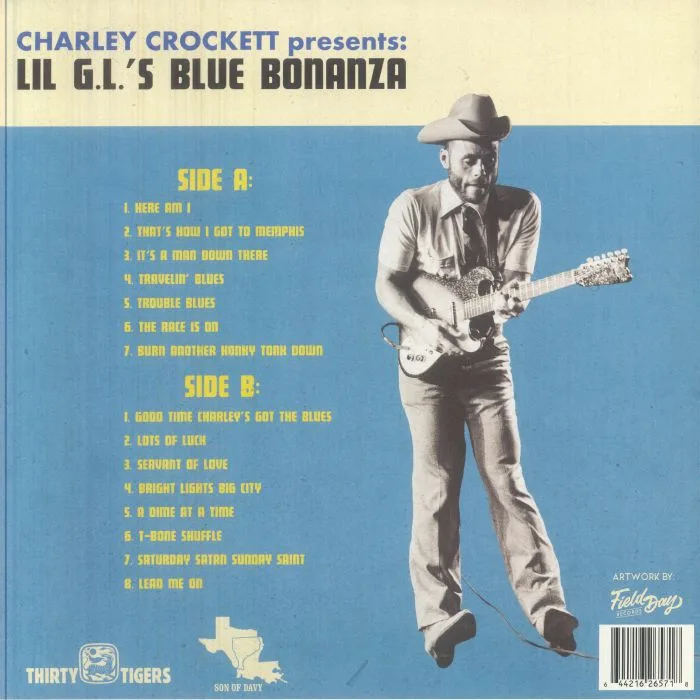 Back cover — Charley CROCKETT — Lil GL's Blue Bonanza