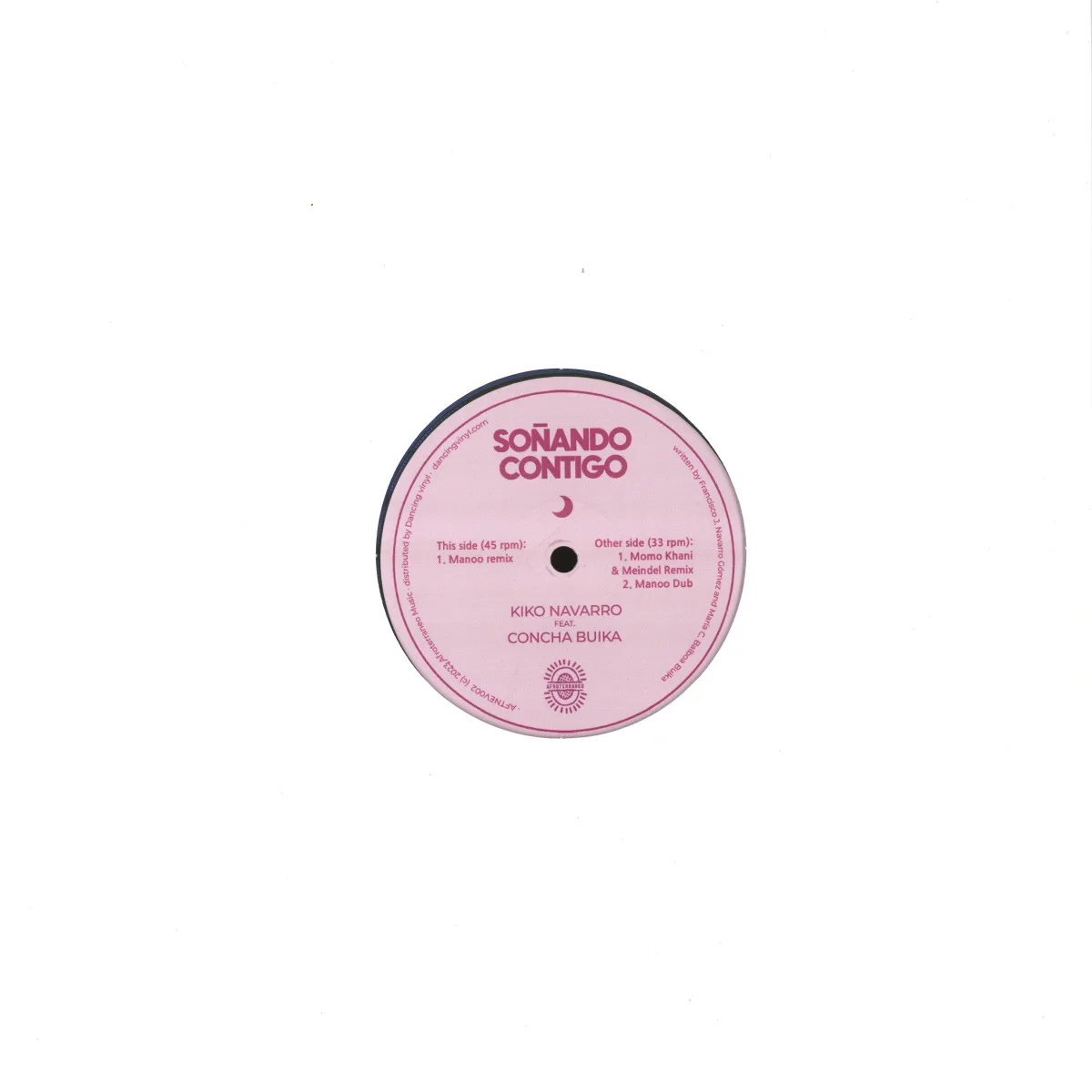 Back cover — Kiko Navarro feat. Concha Buika — Soñando Contigo Remixes