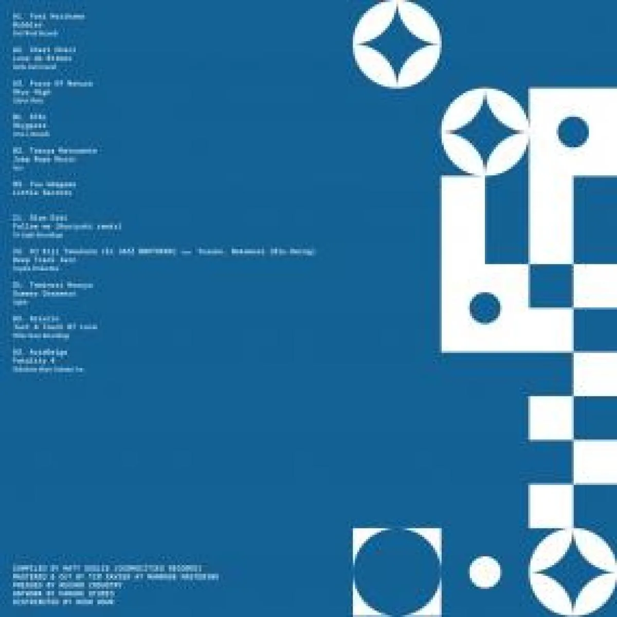 Back cover — Various — DENSHI ONGAKU NO BIGAKU VOL. 3 LP 2x12"