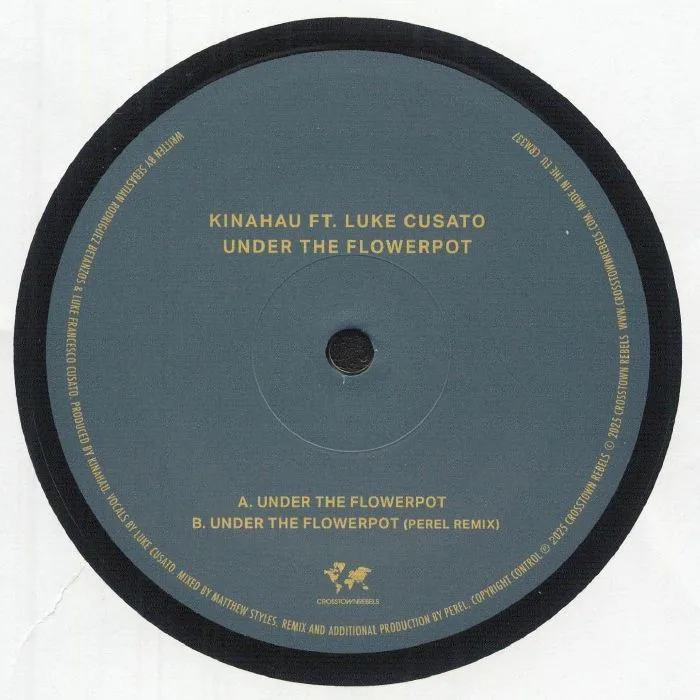 Лицевая сторона обложки — KINAHAU feat LUKE CUSATO — Under The Flowerpot