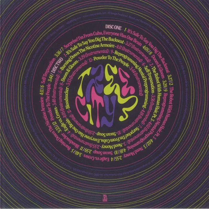 Back cover — DANCE GAVIN DANCE — Tree City Sessions 3