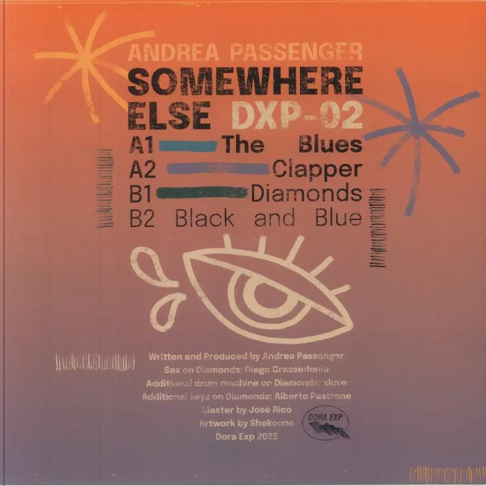 Обратная сторона обложки — ANDREA PASSENGER — Somewhere Else EP