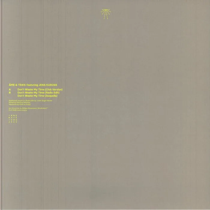 Back cover — AME / TRIKK feat JENS KUROSS — Don't Waste My Time