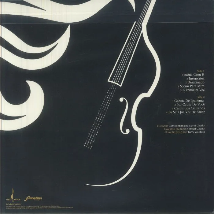 Back cover — Rosa PASSOS / RON CARTER — Entre Amigos (Chesky Original Masters Series)