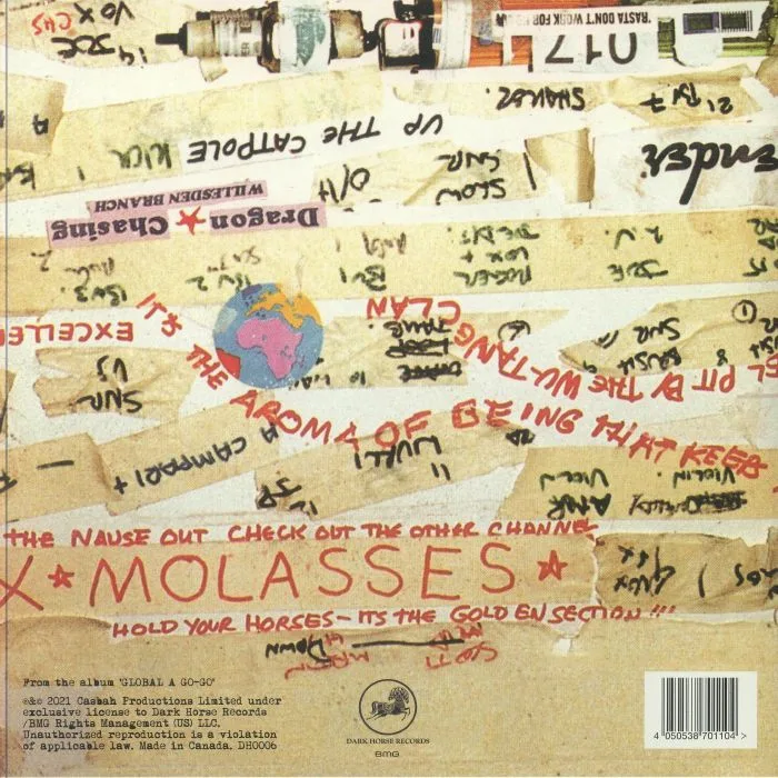 Back cover — Joe STRUMMER & THE MESCALEROS — Johnny Appleseed (remastered) (Record Store Day Black Friday 2021)