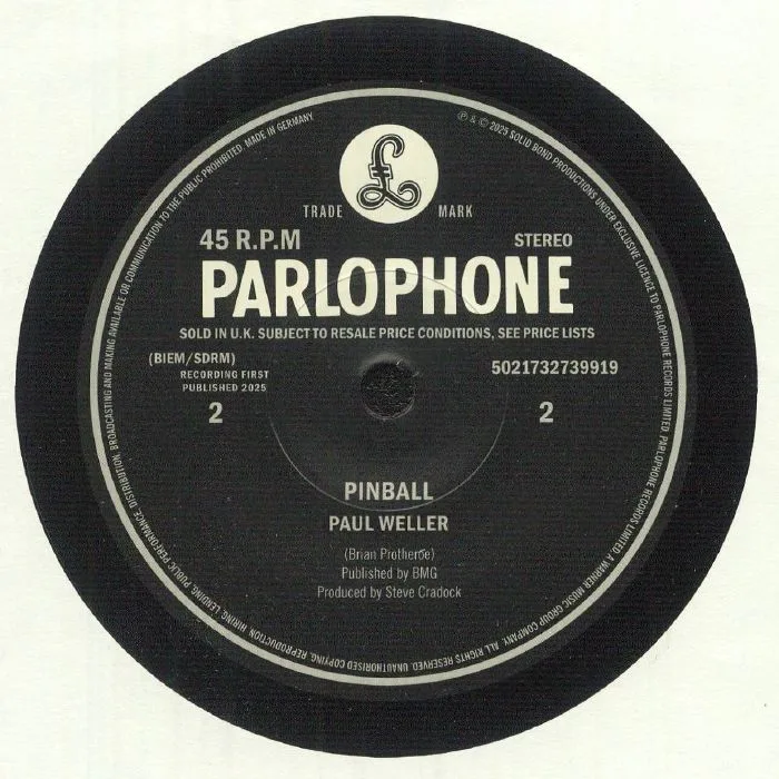 Back cover — Paul WELLER — Lawdy Rolla