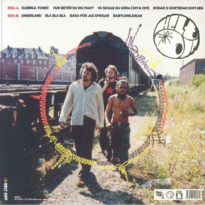 Обратная сторона обложки — HELT OFF — Helt Off (reissue)