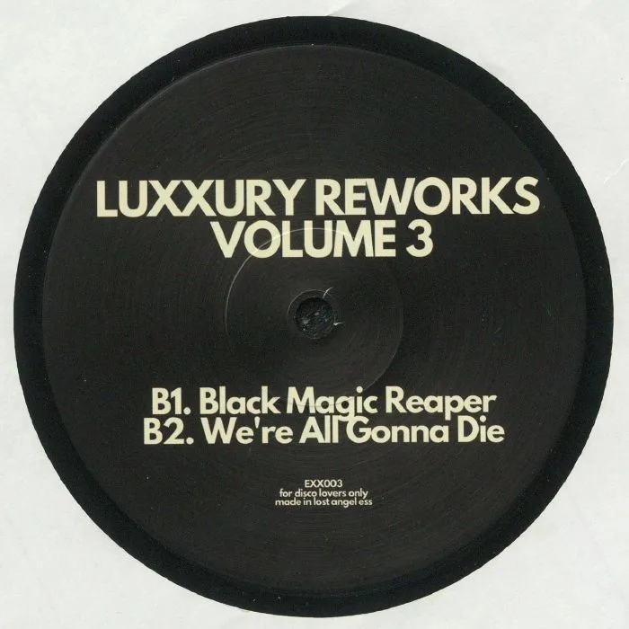 Back cover — LUXXURY — Reworks Volume 3