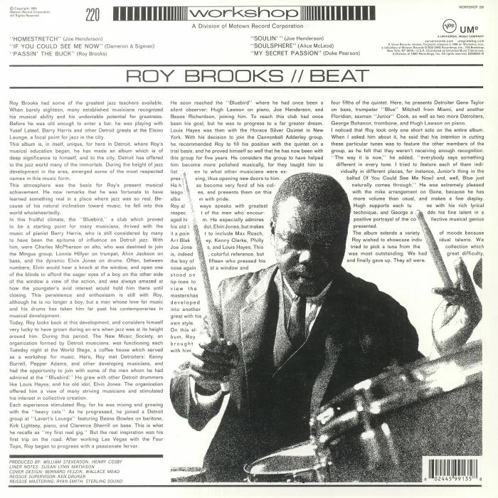 Back cover — Roy BROOKS — Beat