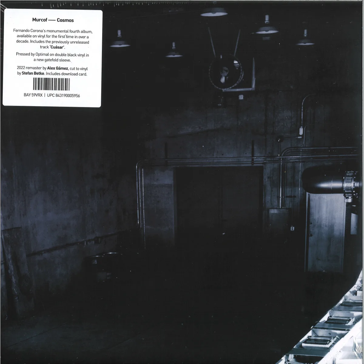 Front cover — Murcof — COSMOS LP (2x12")