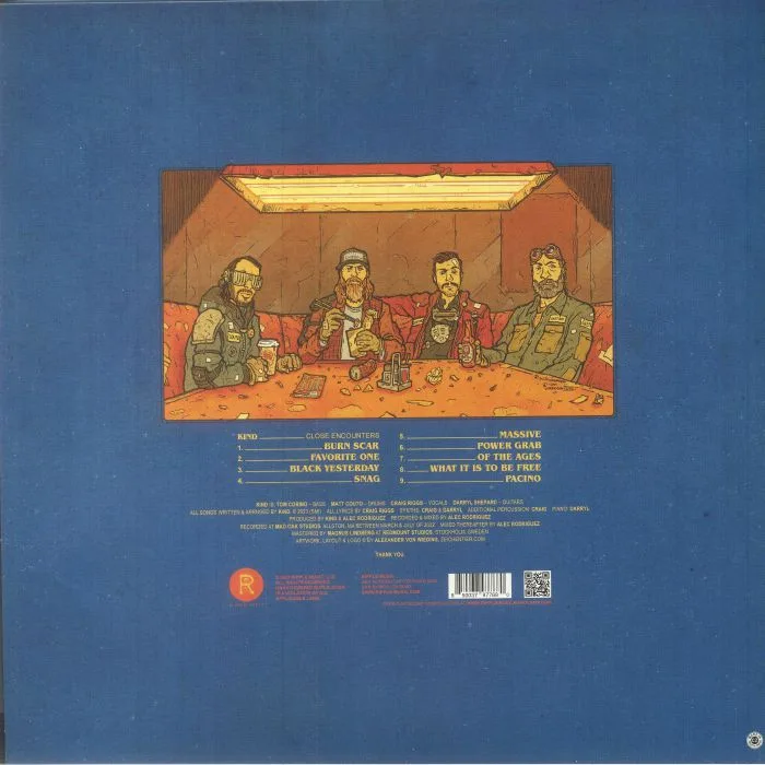 Back cover — The KIND — Close Encounters