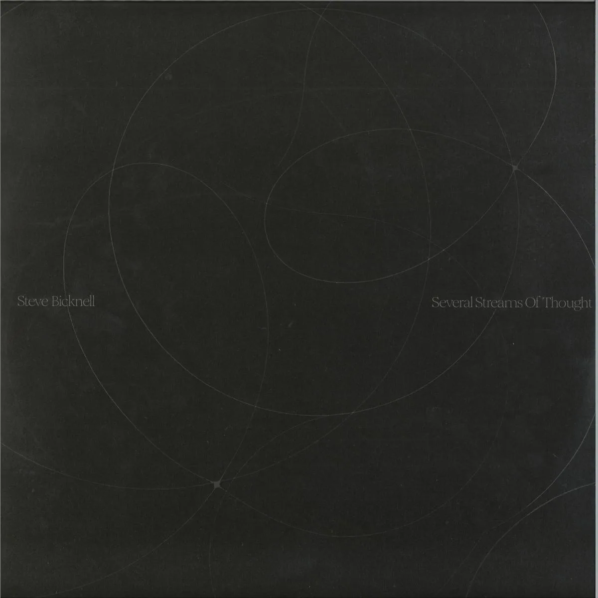 Back cover — Steve Bicknell — Several Streams of Thought LP 2x12" +7"
