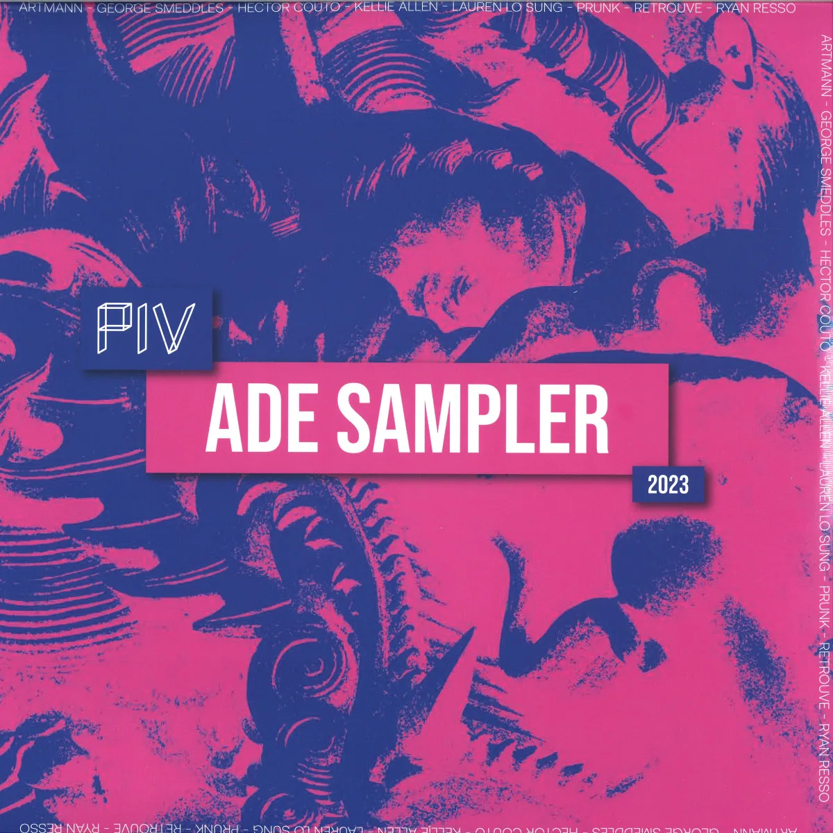 Лицевая сторона обложки — Various — PIV Sampler LP 2x12"