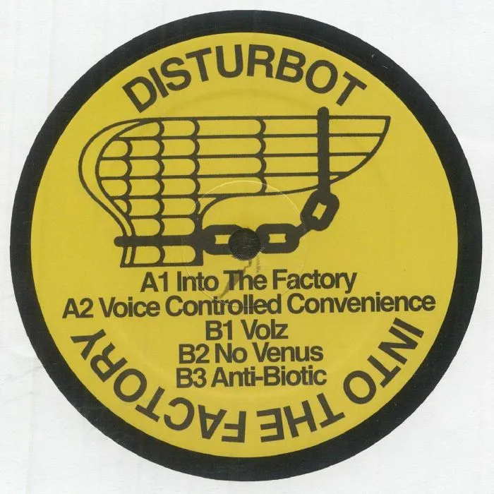 Back cover — DISTURBOT — Into The Factory
