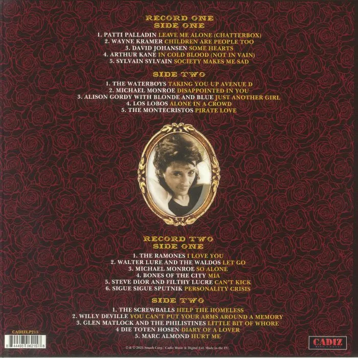Обратная сторона обложки — VARIOUS — I Only Wrote This Song For You: A Tribute To Johnny Thunders