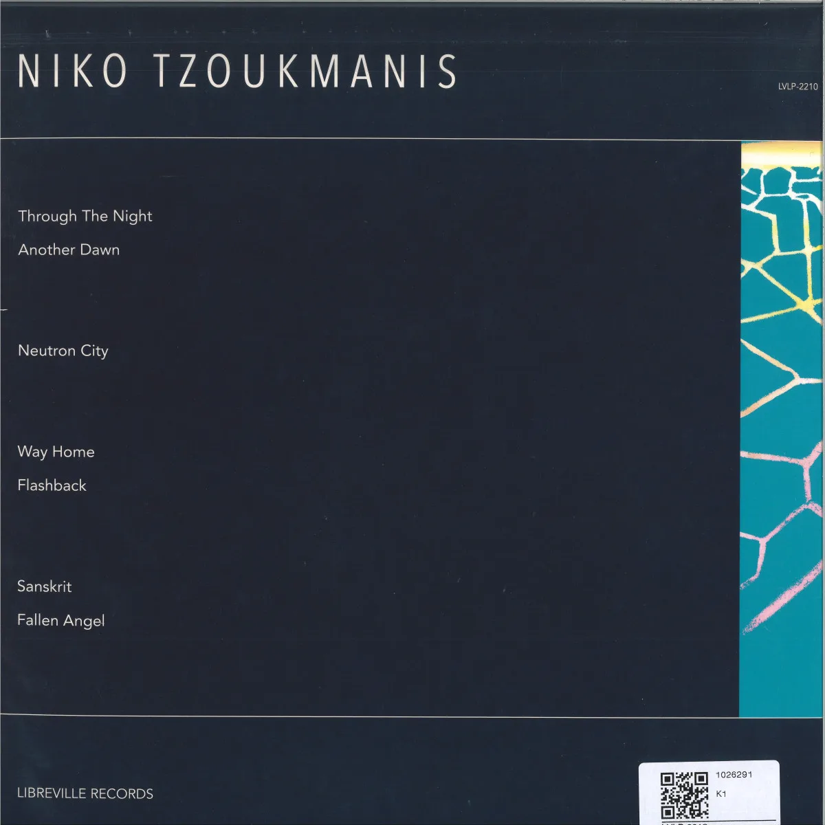 Обратная сторона обложки — Niko Tzoukmanis — Tales From The Silent City 2x12"