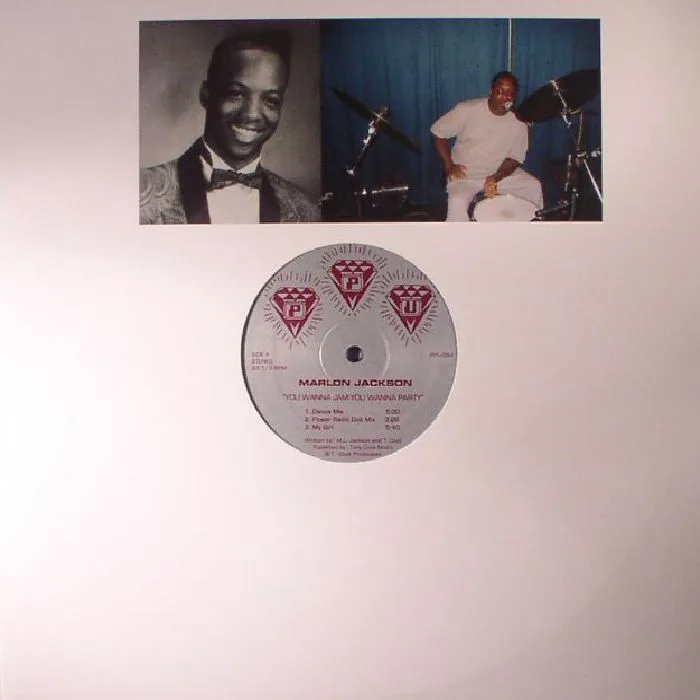 Лицевая сторона обложки — Marlon JACKSON / TONY COOK & THE PARTY PEOPLE — You Wanna Jam You Wanna Party